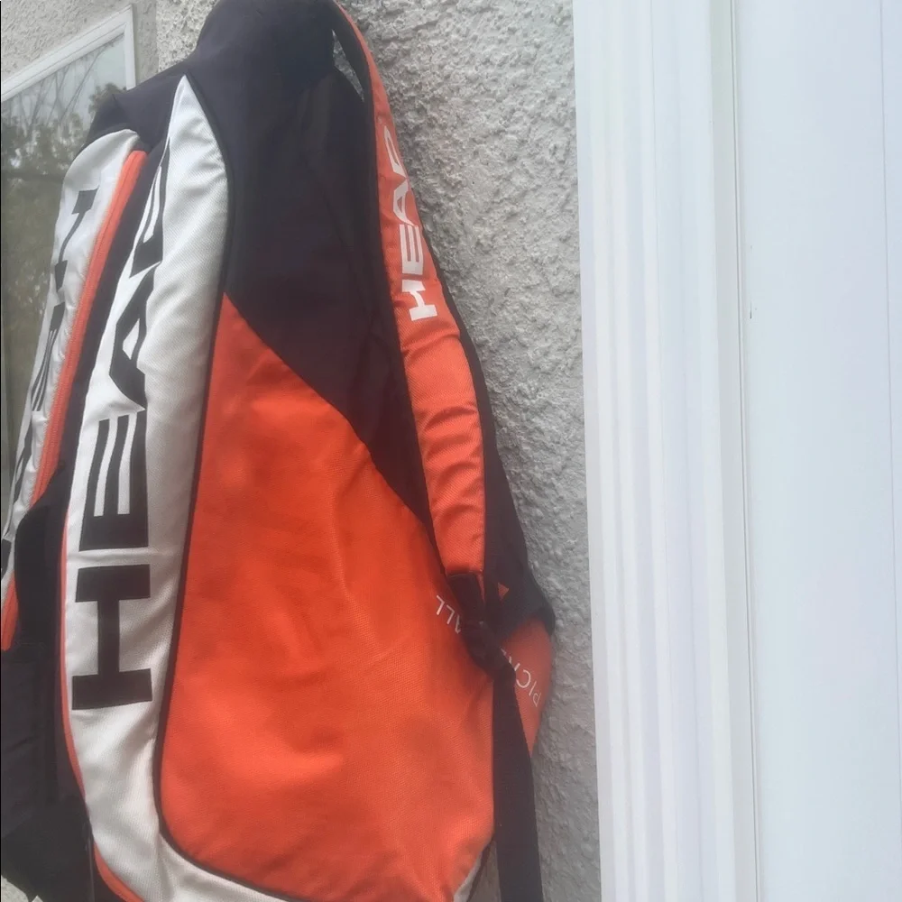HEAD Tour Pickleball Large Duffle Bag Orange/Black/White